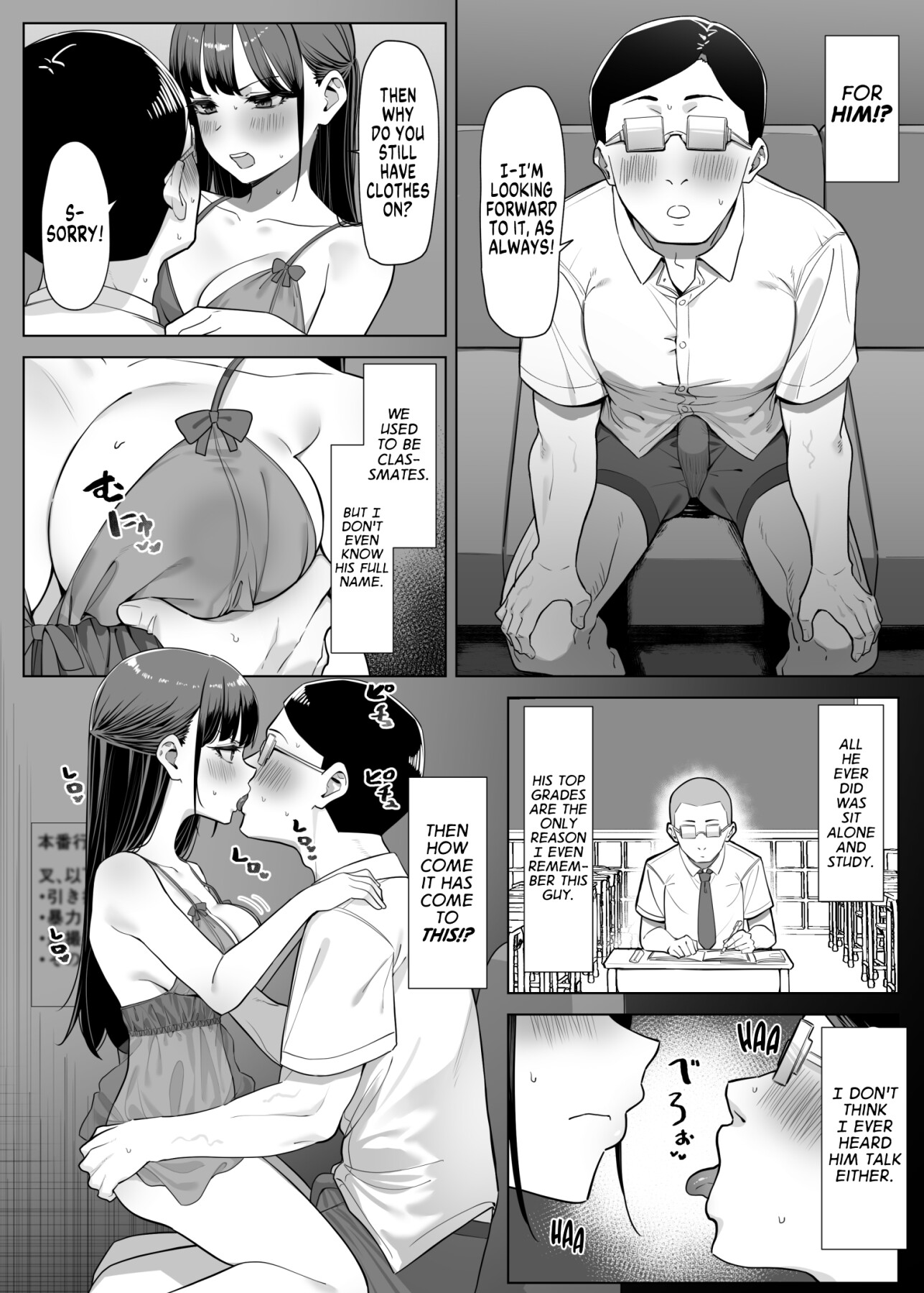 Hentai Manga Comic-How I Met my Old Classmate at an Adult Service Place-Chapter 3-4